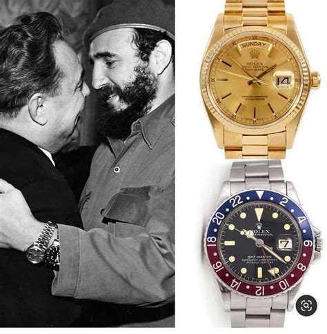 fidel castro and his rolex watches